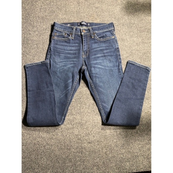 Hollister Other - Hollister Epic Flex Skinny Jeans Dark Wash Denim 26x30 Mens Blue 331D2090